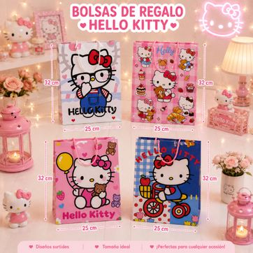 Imagen del producto Bolsa de regalo mediana hello Kitty 