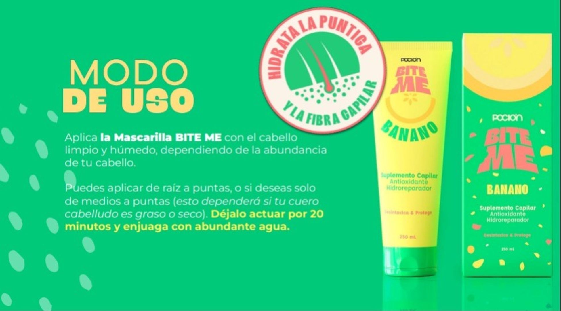 Bite me Suplemento capilar La poción