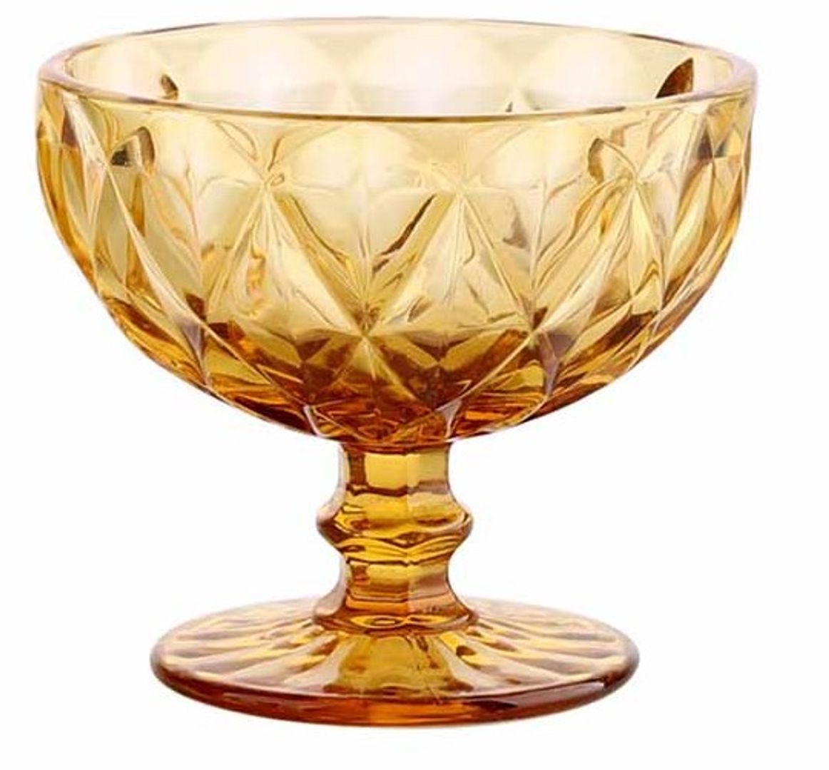  COPA HELADO VINTAGE AMBAR