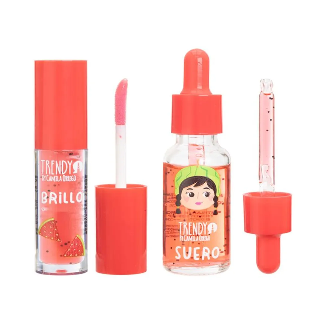 Kit Serum hidratante y gloss fruticas Petite Trendy