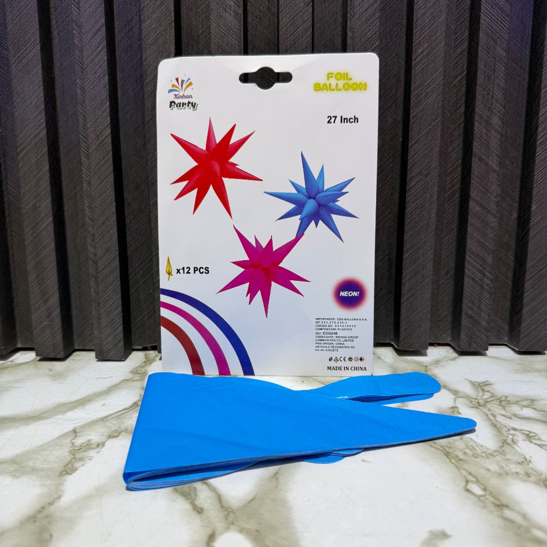 ESTRELLA 3D NEON SURTIDA 