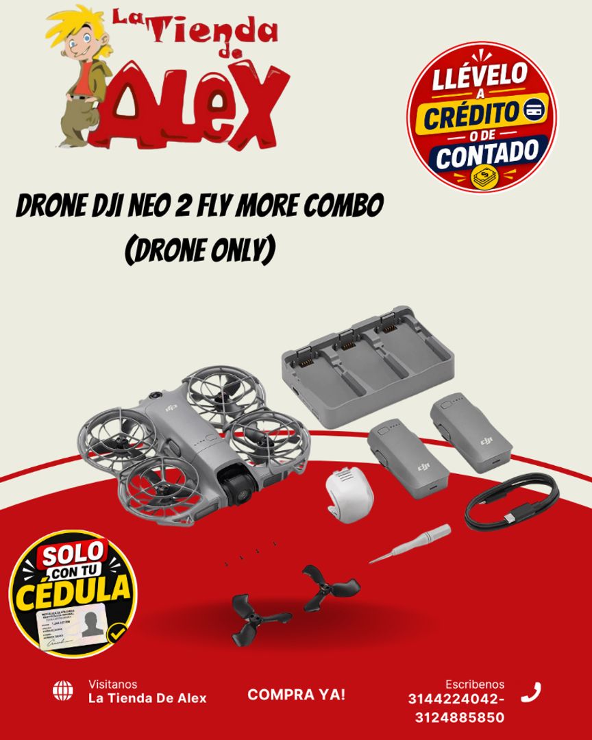 Drone DJI Neo 2 Fly More Combo (Drone Only)