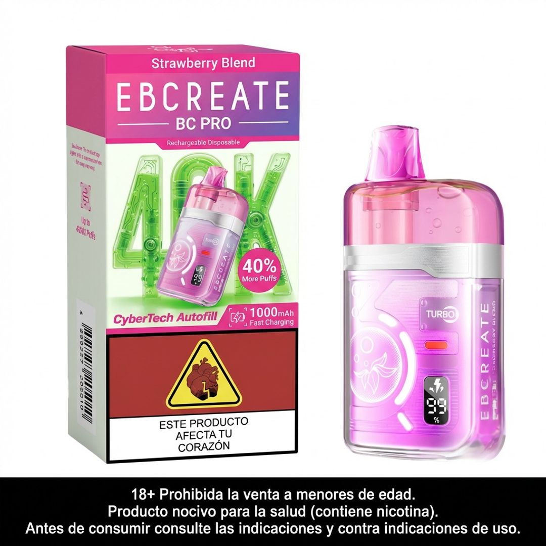 Elfbar Bc Pro Strawberry Blend 40.000 Puffs