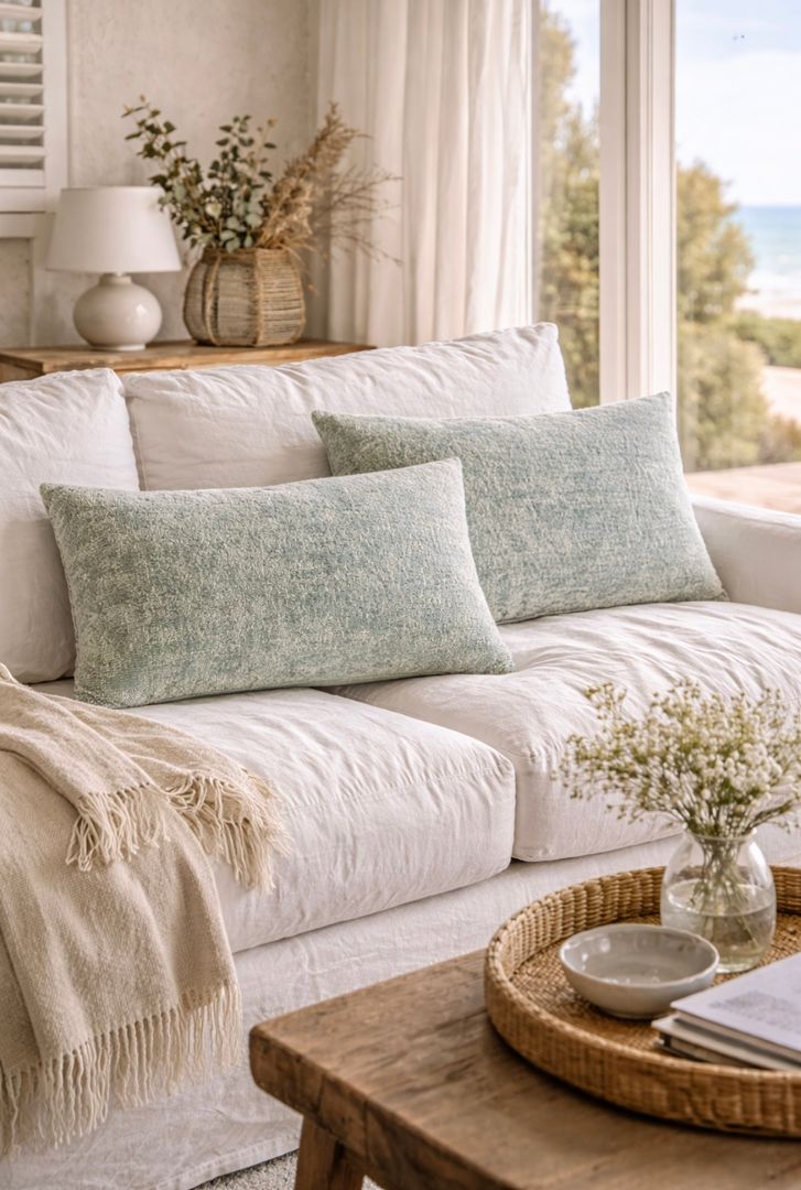 Almohadón Verde Seco 