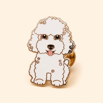 PIN FRENCH POOBLE BLANCO - imagen 1