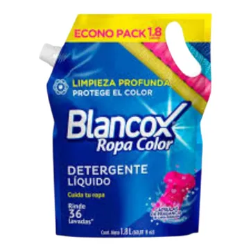 Imagen del producto  X. DETERGENTE LIQUIDO ROPA REGULAR BLANCOX X 1.8 LITROS