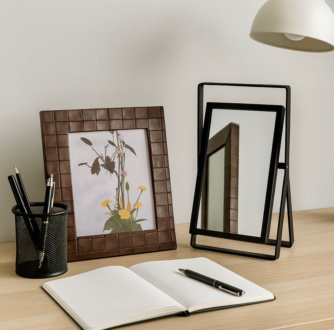 Portarretrato / Espejo Metal 