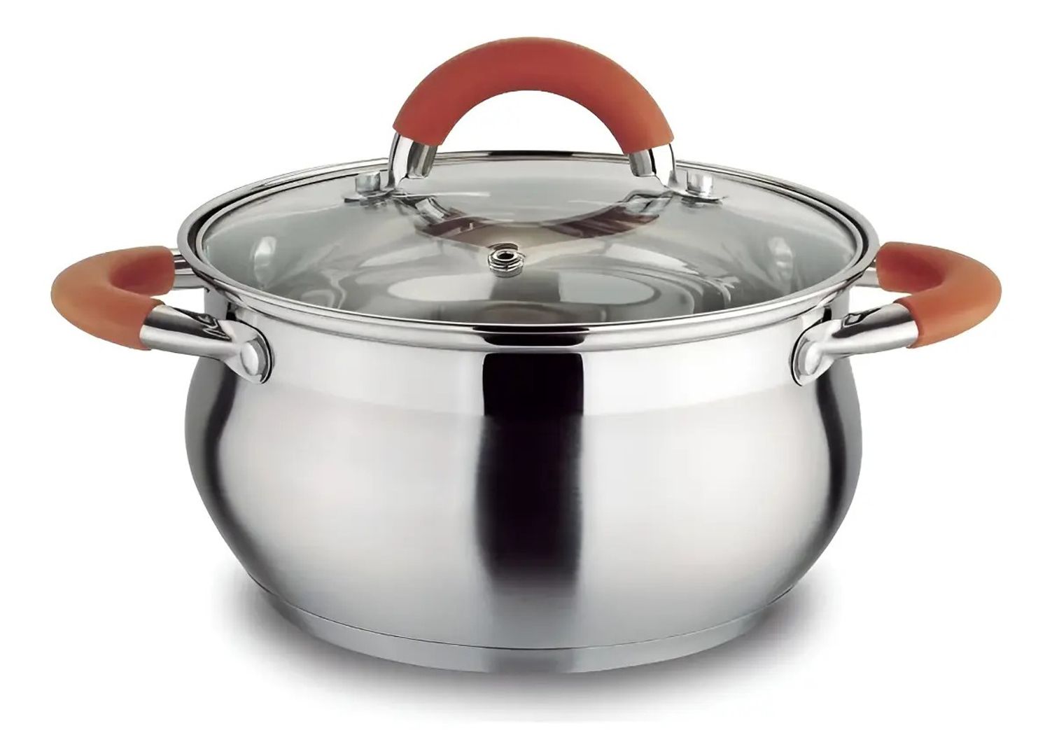 OLLA EN ACERO INOXIDABLE HOME ELEMENTS 24 CM – 6.3 LITROS