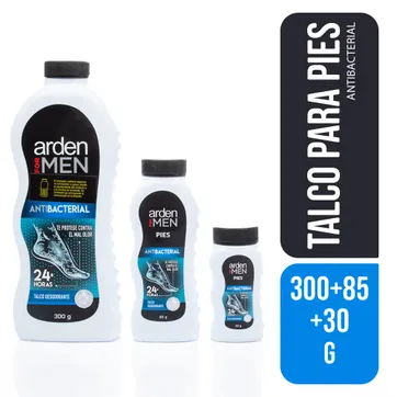 Imagen del producto Talco Arden for Men Pies Antibacterial 