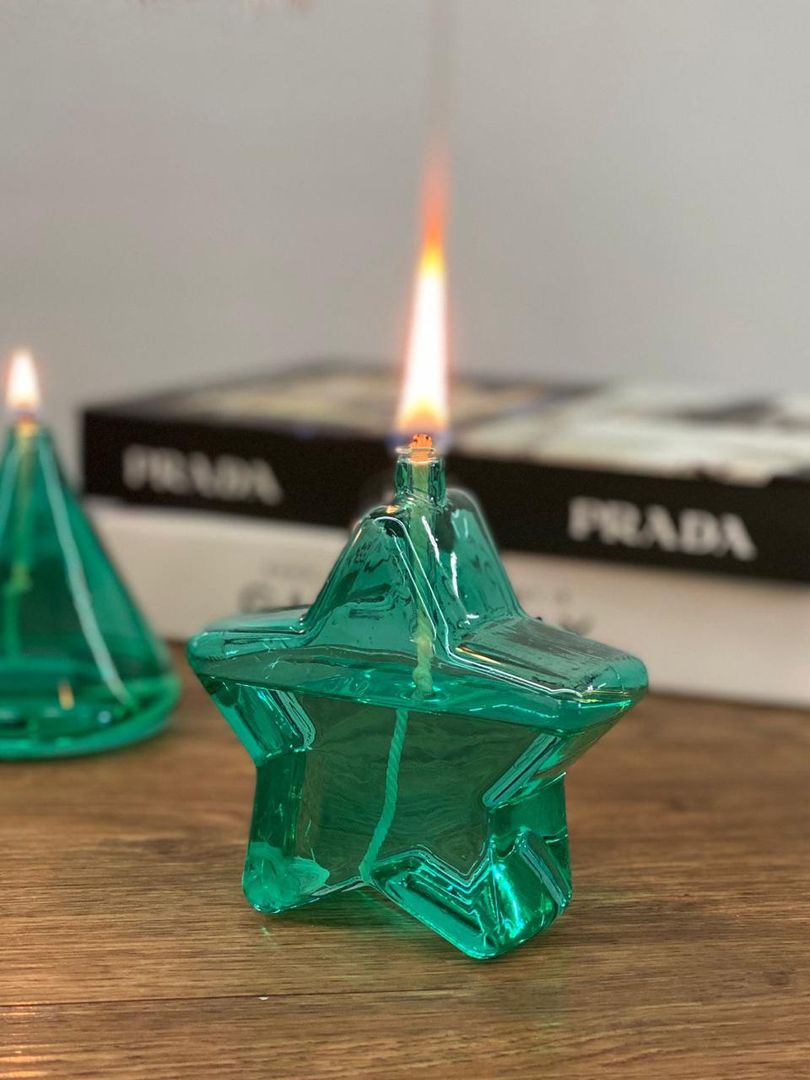 Velas de Cristal Verde