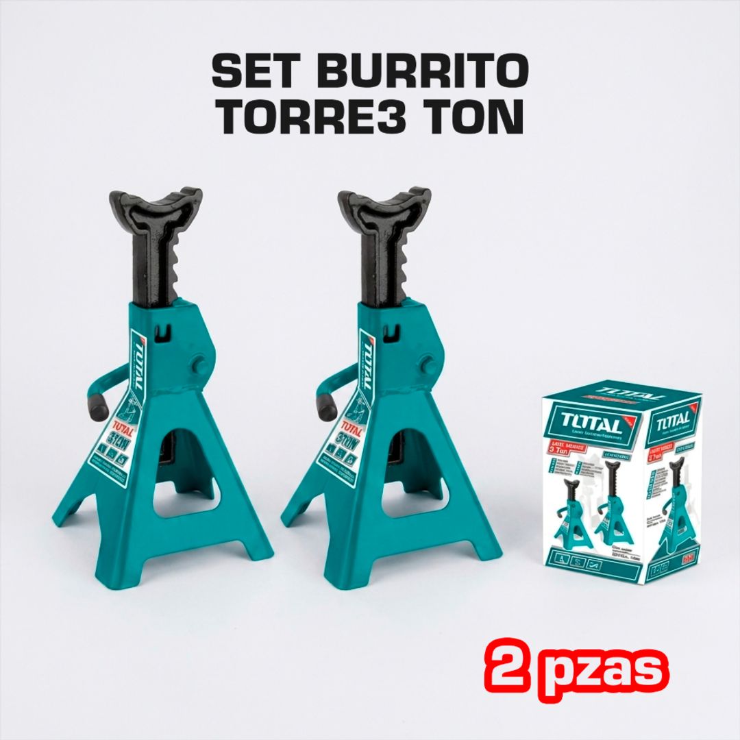 SET BURRITO TORRE 3 TON X 2 PIEZAS