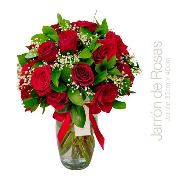 Imagen del producto JARRON 24 ROSAS 