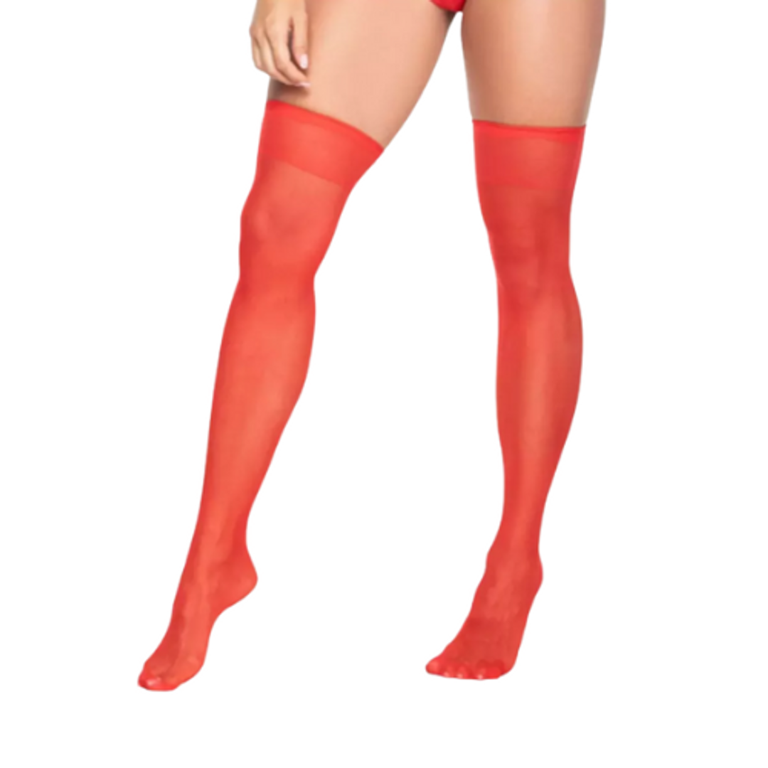 MEDIA VELADA BASICA ROJA