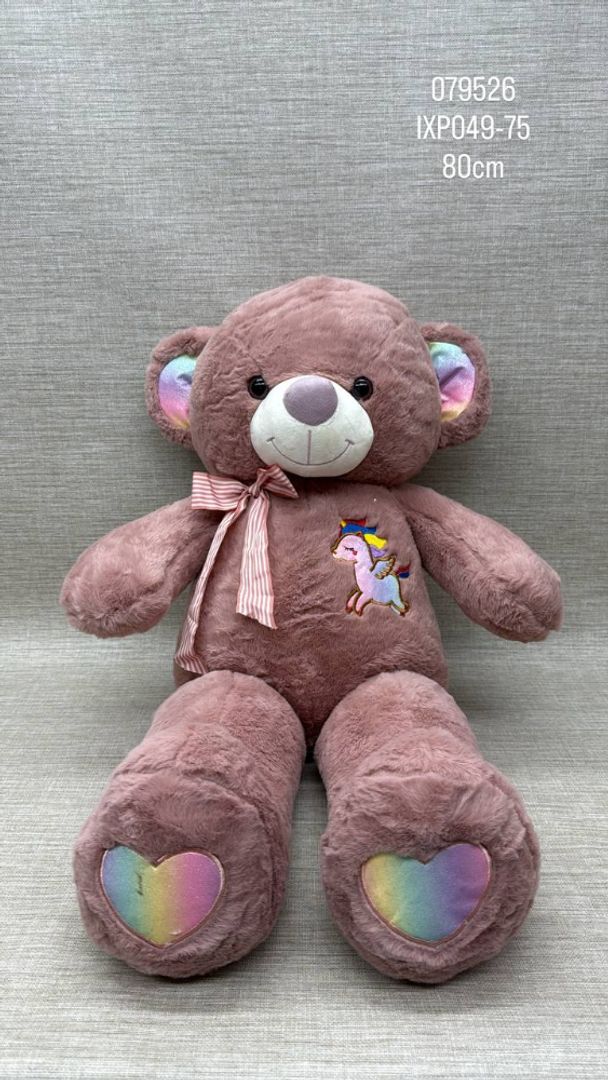 OSO PATAS LARGAS UNICORNIO 80 CM 