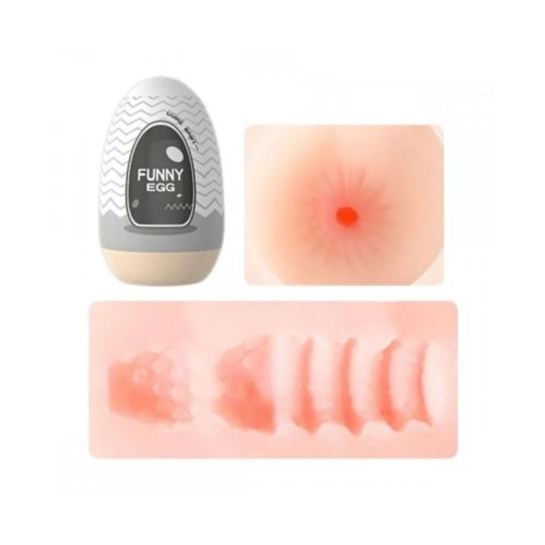 HUEVO MASTURBADOR MEDIANO FUNNY EGG 