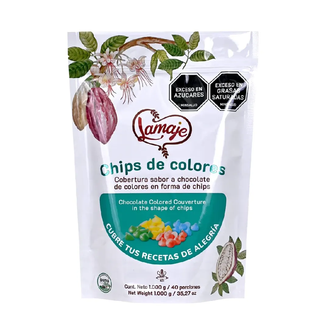 CHIPS COLORES LAMAJE *1000G