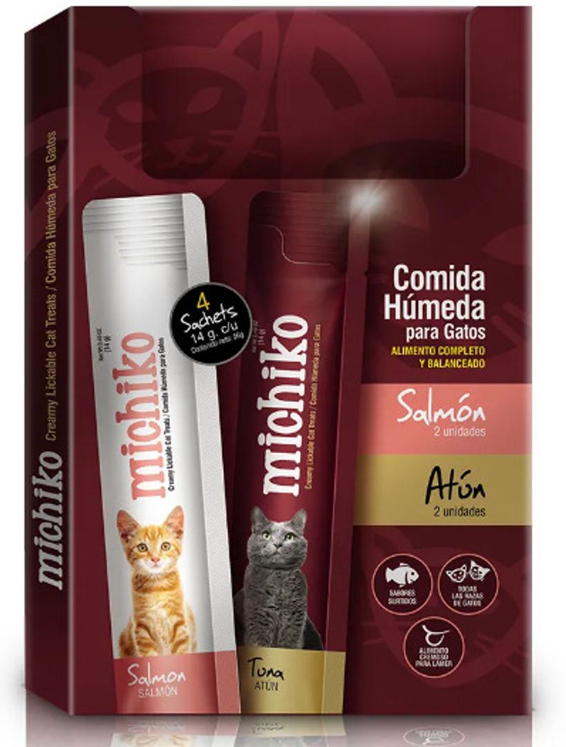 MICHIKO ATUN SALMON*4 SOBRES