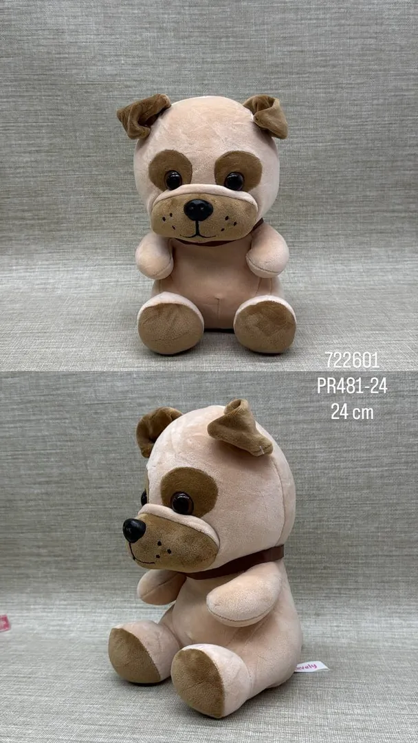 PERRO EN TELA MASMELLO 24 CM