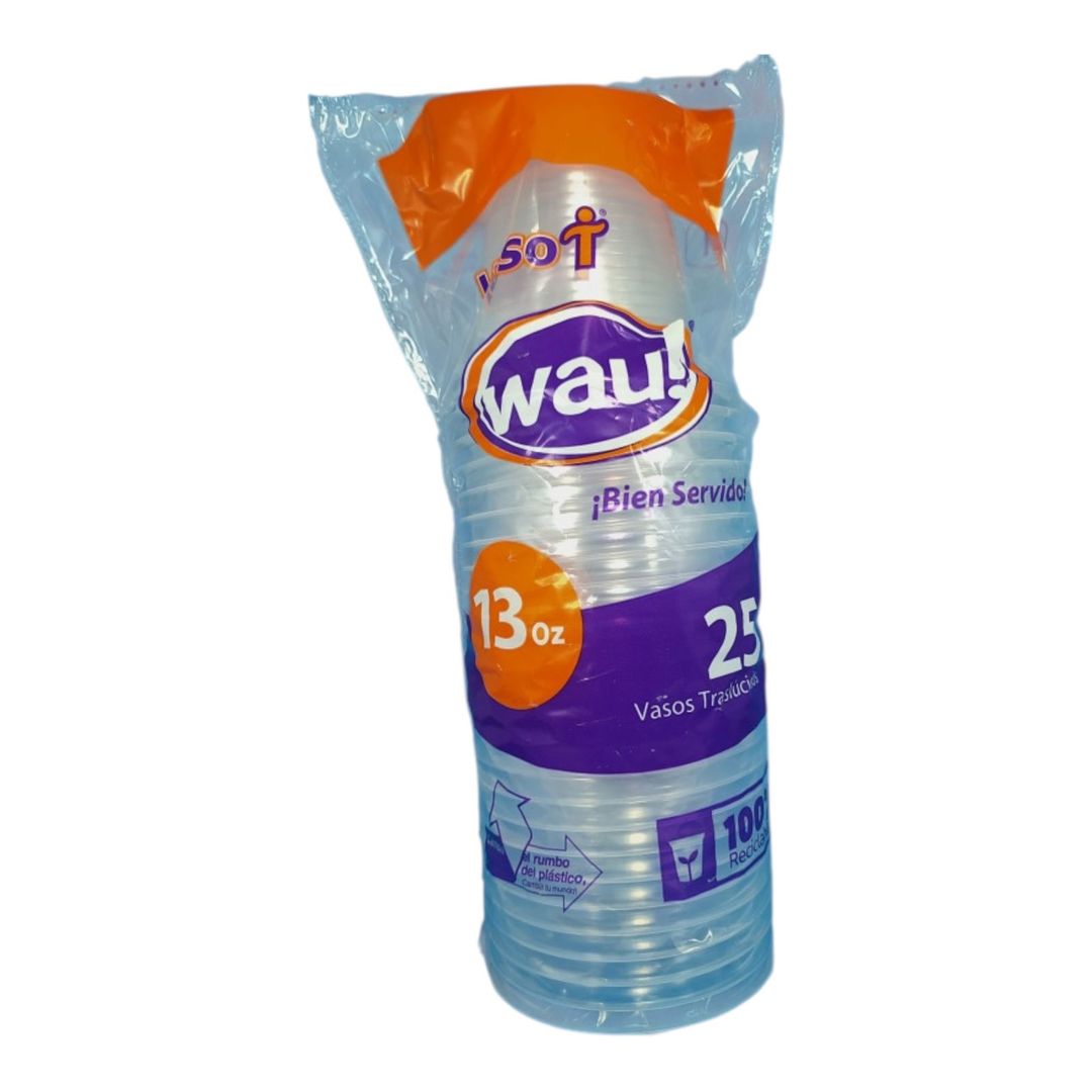       FF  VASO 13 OZ TRASLUCIDO X 25 UND