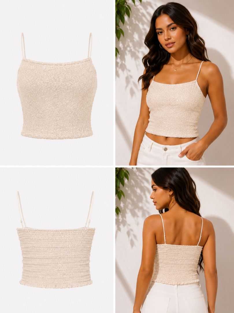 Blusa lentejuelas ref 038