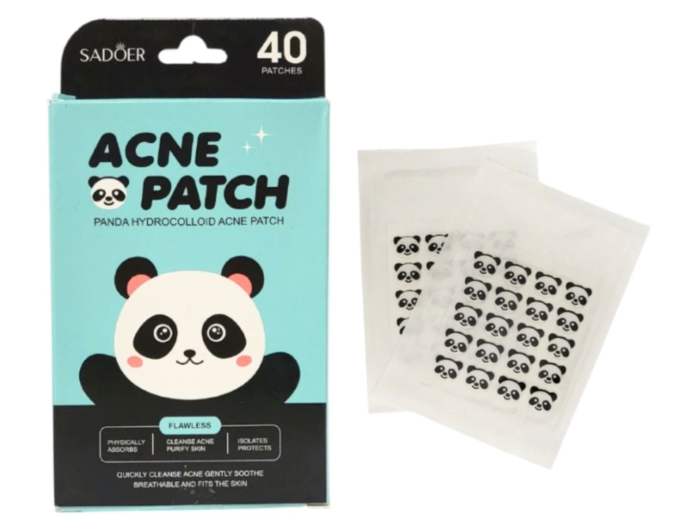 184A- PARCHES DE PANDA STIKER 