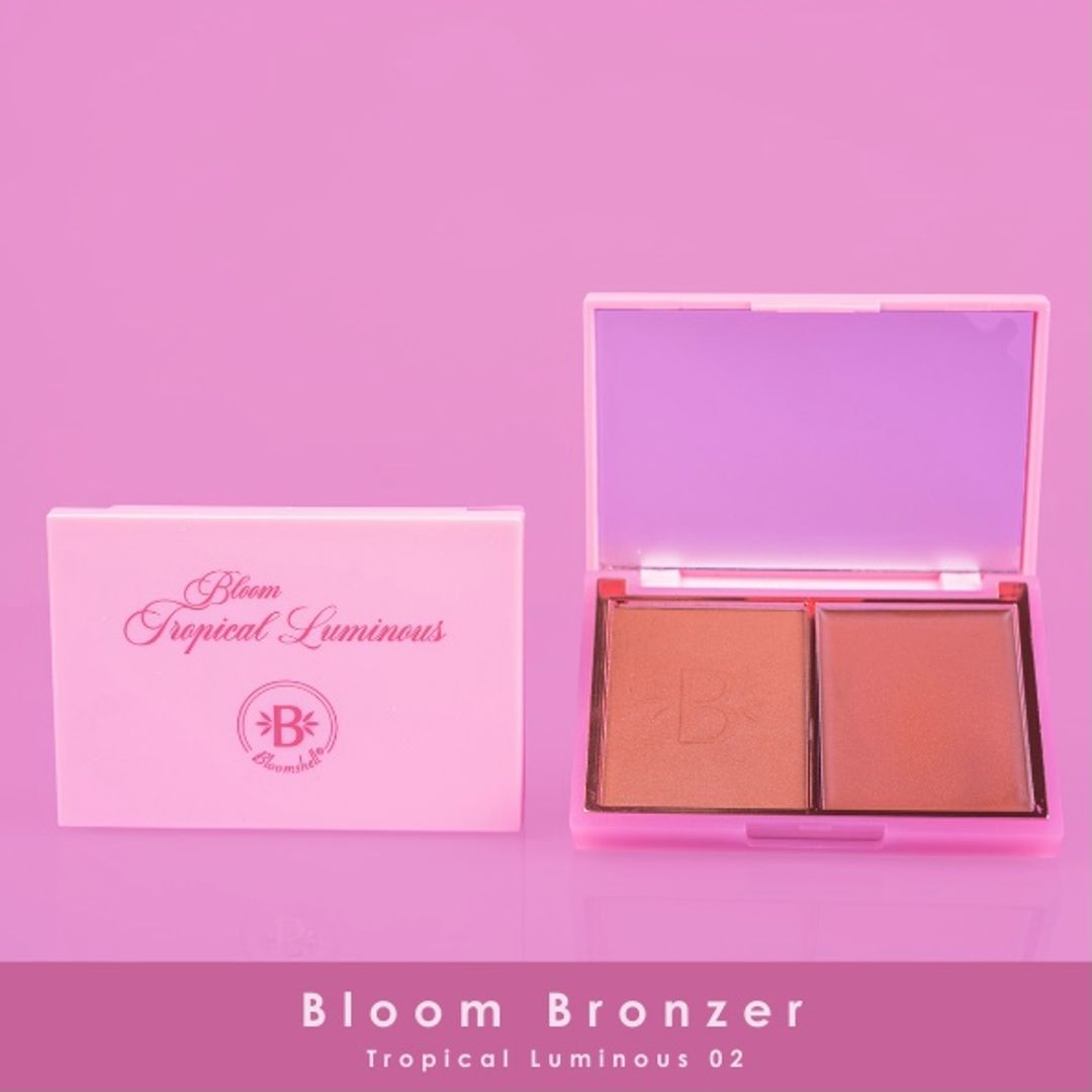 BLOOM TROPICAL MATTE BRONZER COMPACTO 2 EN 1 BLOOMSHELL