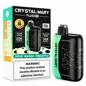 Imagen del producto Crystal Mary Sour Mango Pineapple 30.000 Puffs Pulse X