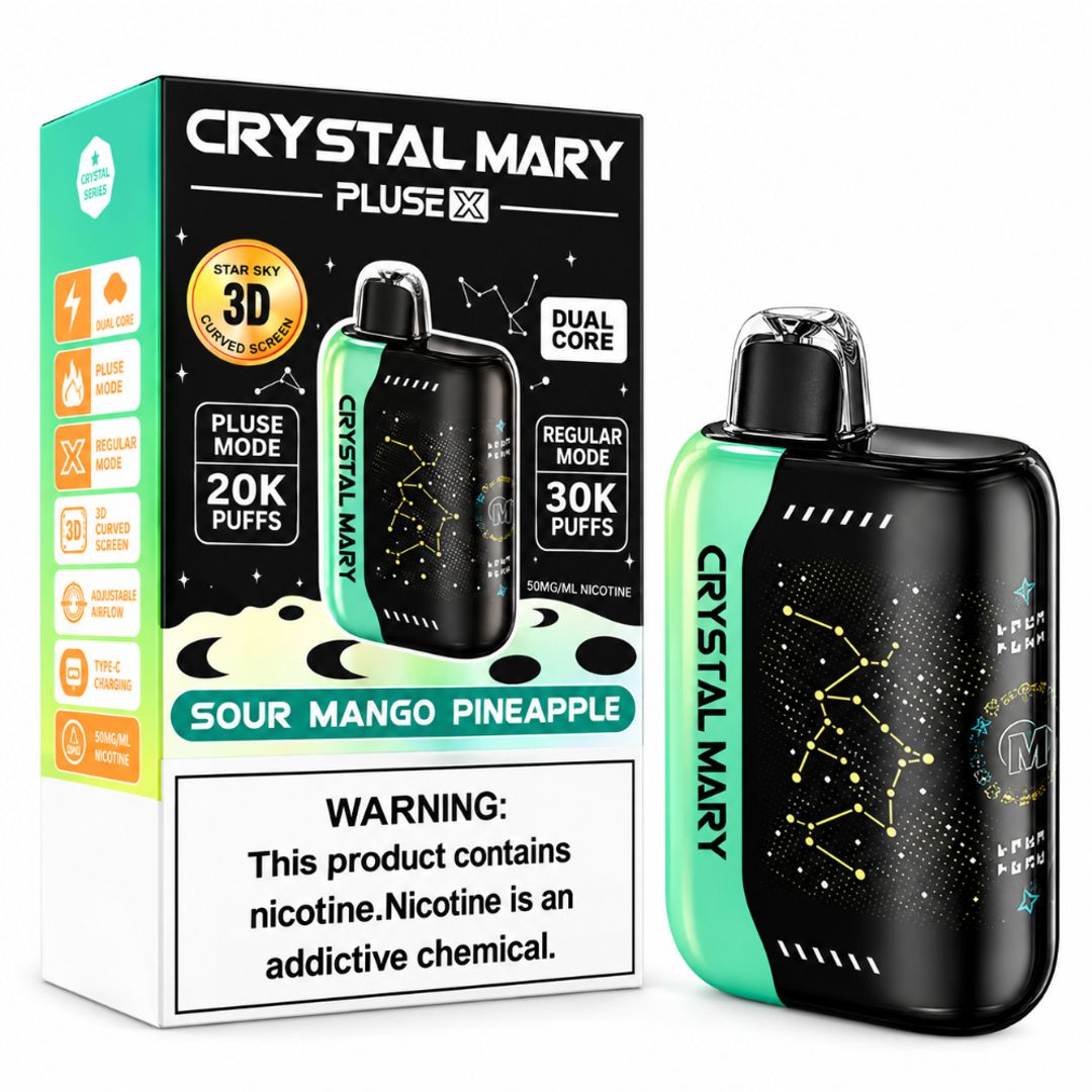 Crystal Mary Sour Mango Pineapple 30.000 Puffs Pulse X
