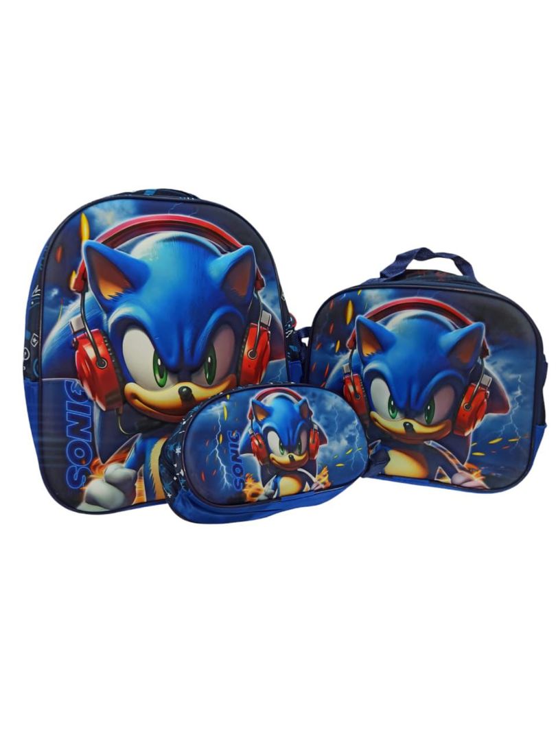 Trio bolsos sonic