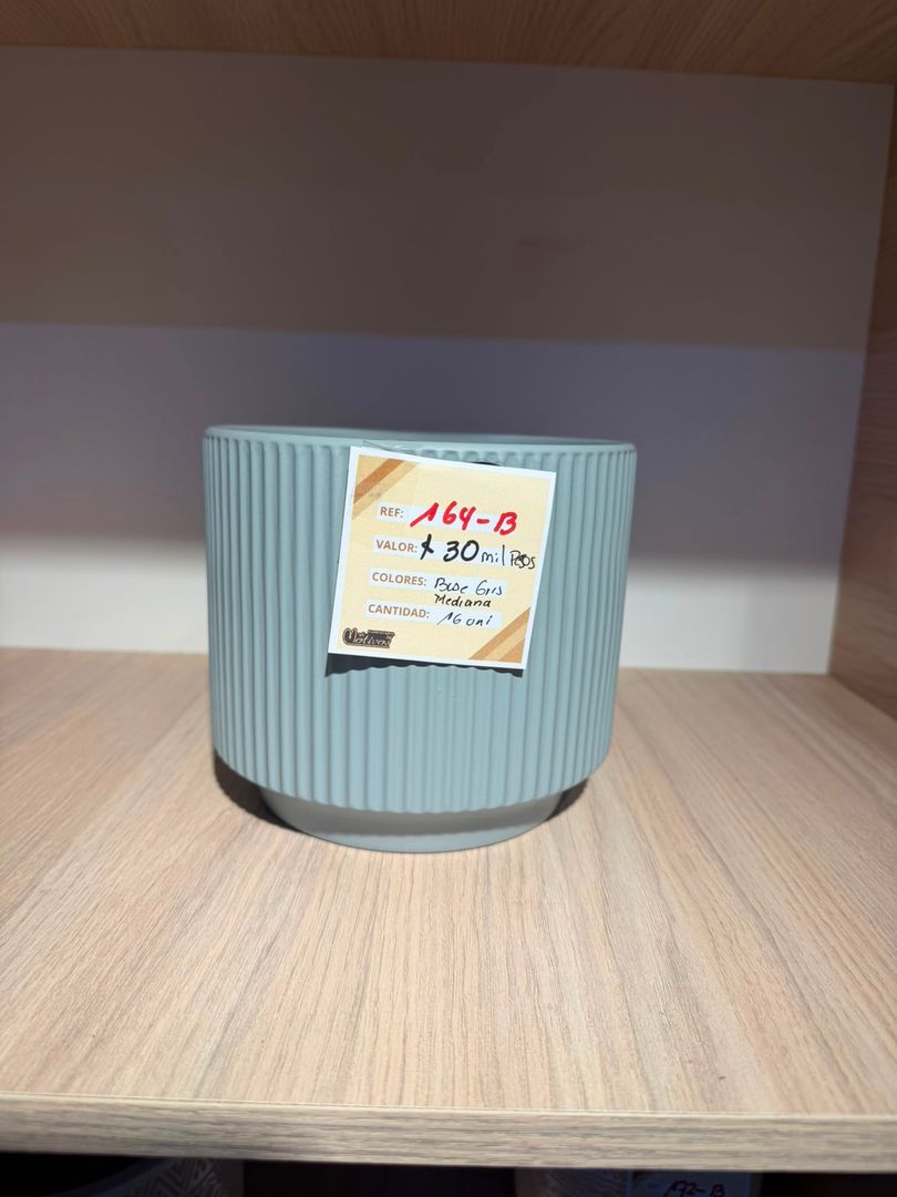 MATERO MEDIANO GRIS MATE