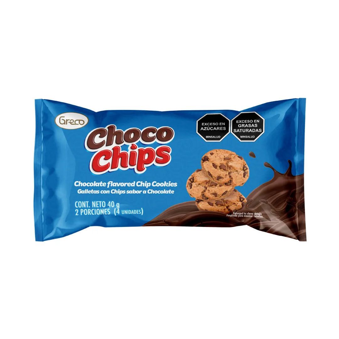 GALLETAS CHOCO CHIPS*6*240G