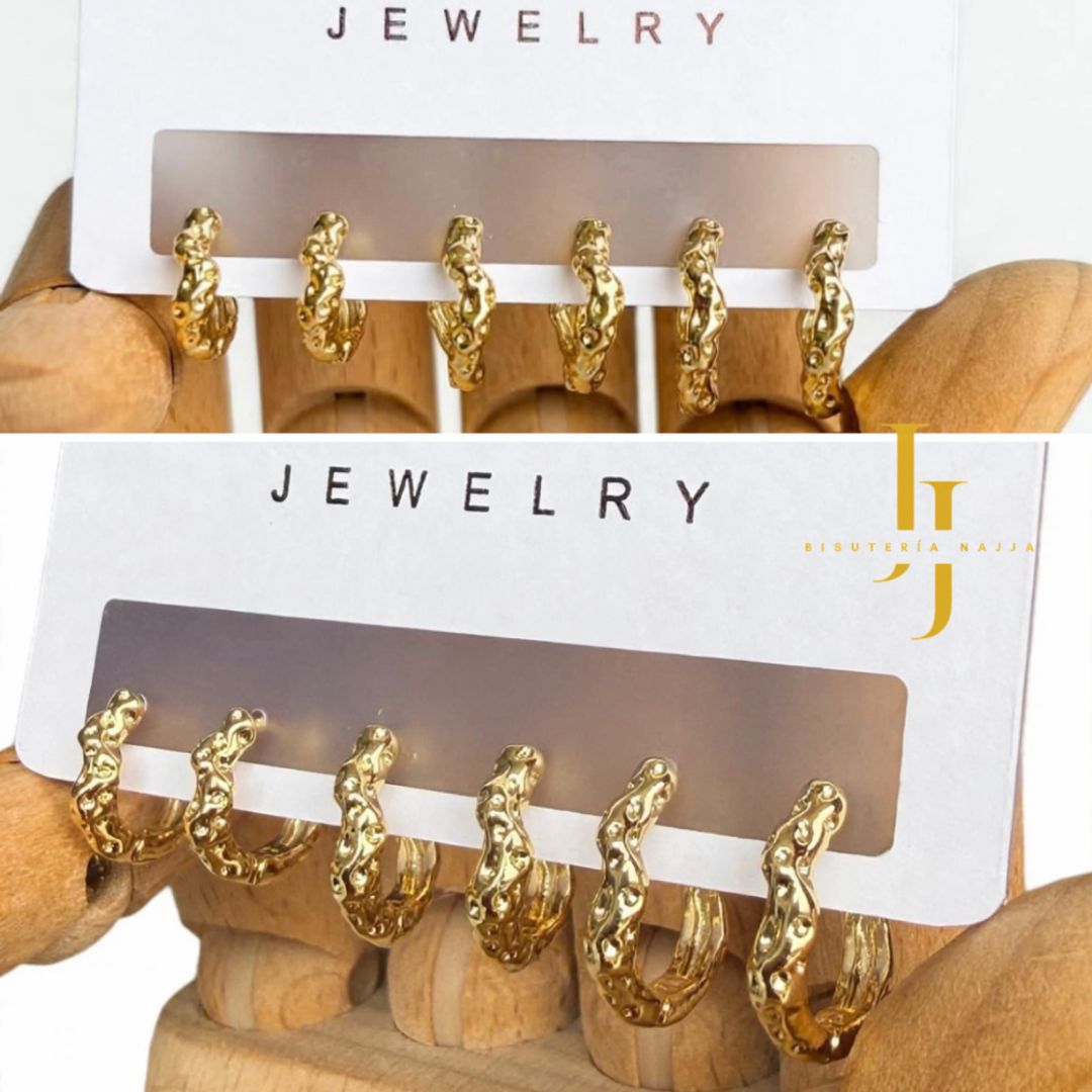Set Hammered Hoops