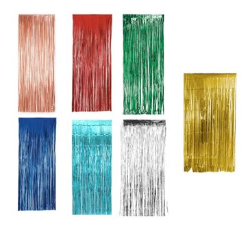 Imagen del producto Cortina de tiras metalizada 