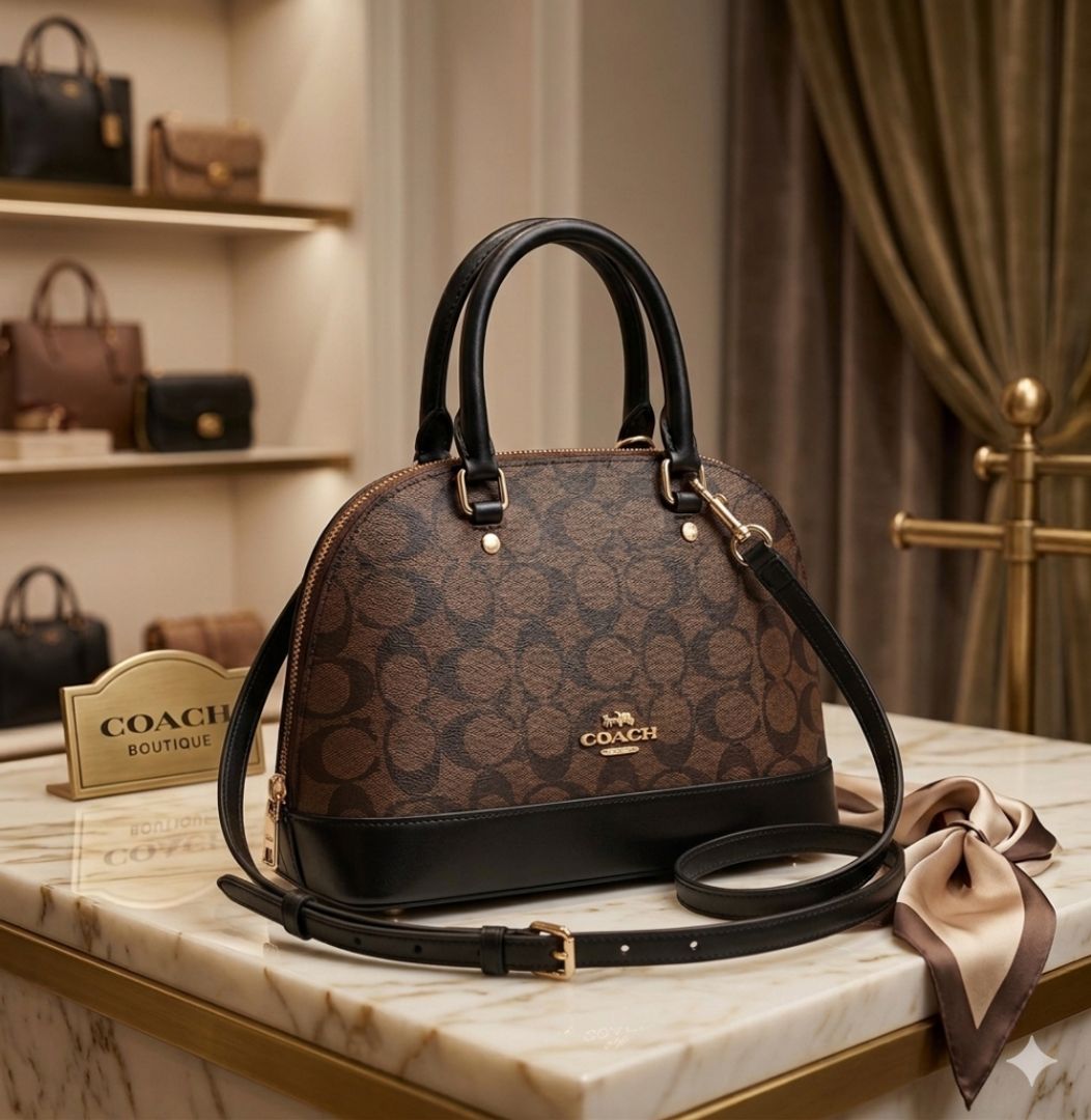 Bolso importado coach redondo 