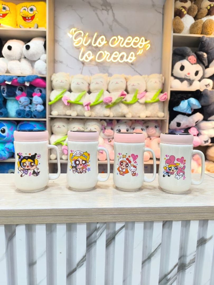 TAPA ESPEJO CHICAS Y SANRIO