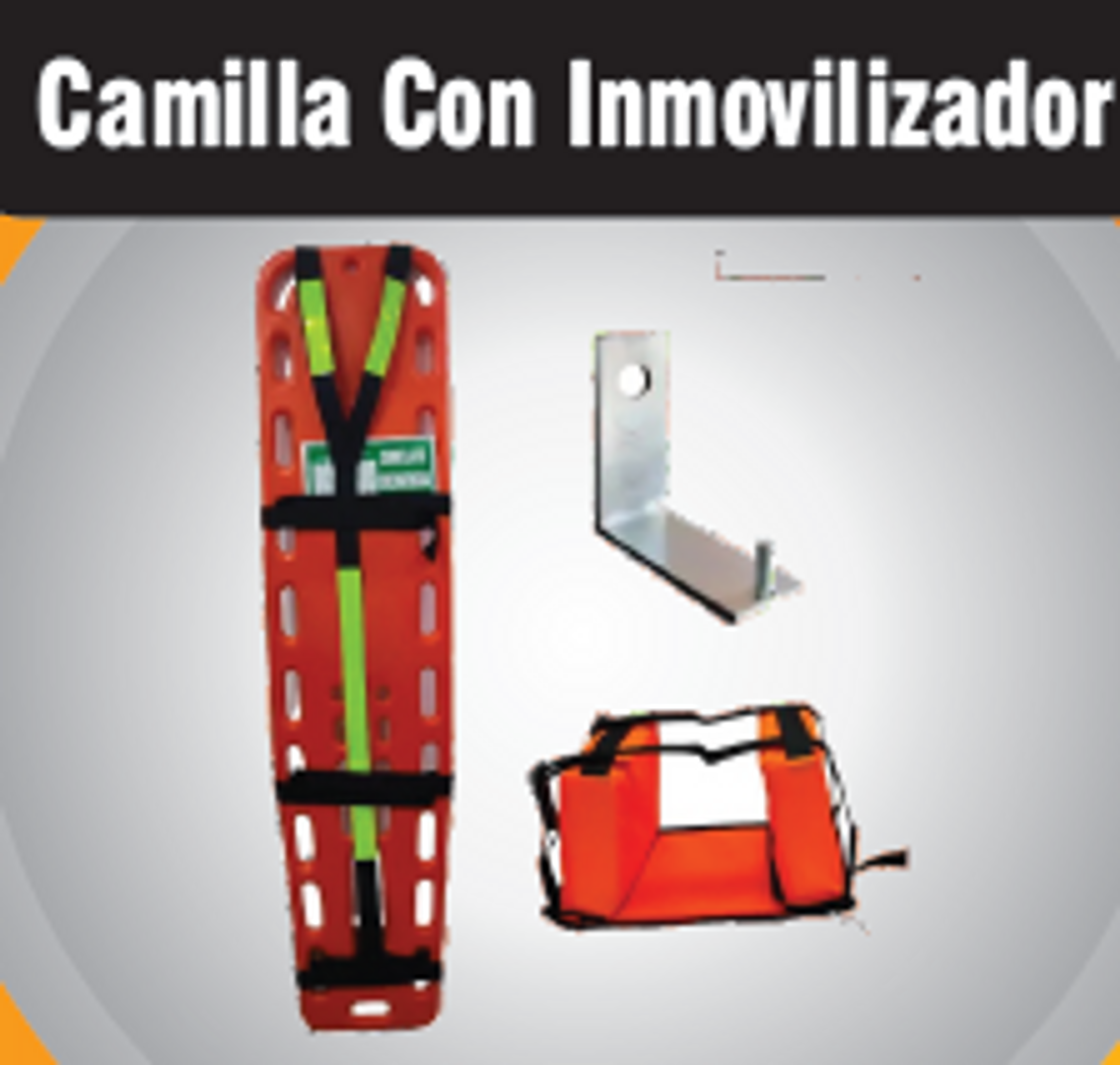 Camilla con inmovilizador