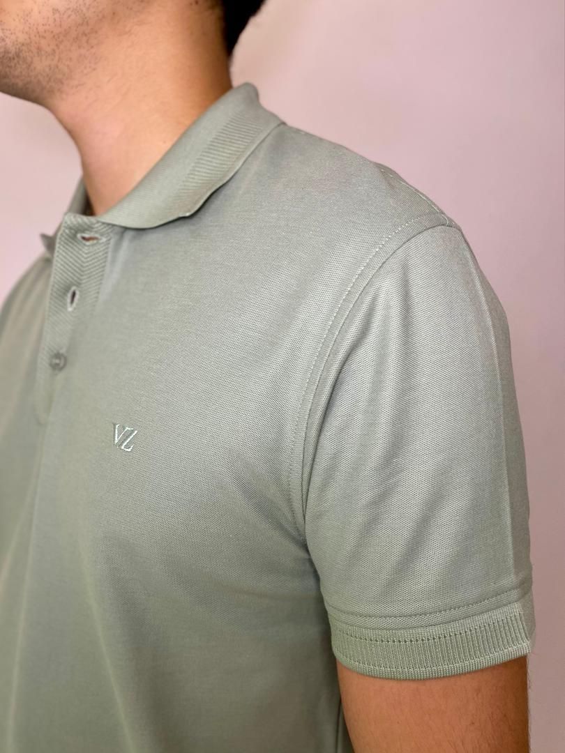 POLO CON TEXTURA VELEZ - VERDE 