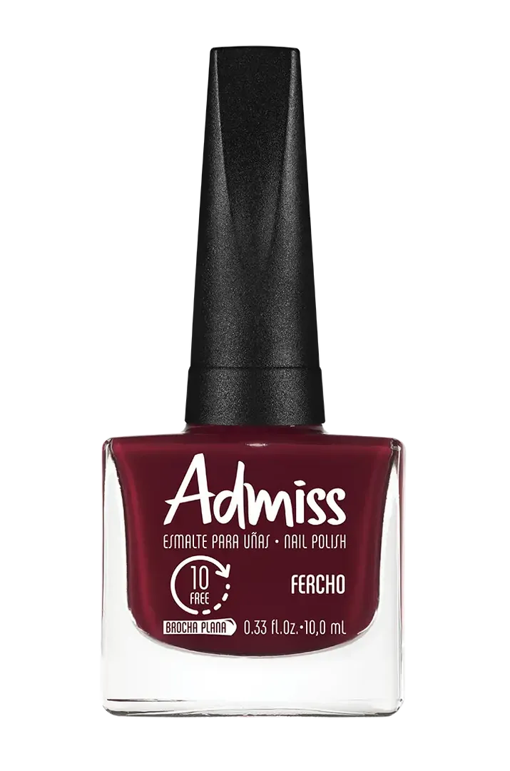 FERCHO - ESMALTE TRADICIONAL CREMOSOS ADMISS 10 ML - GAMA ROJO
