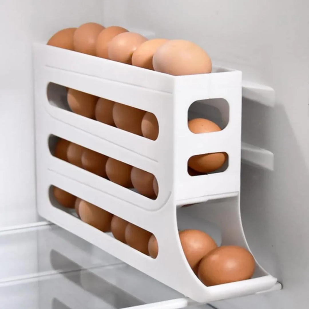 ORGANIZADOR DISPENSADOR DE HUEVOS TIPO ZIGZAG