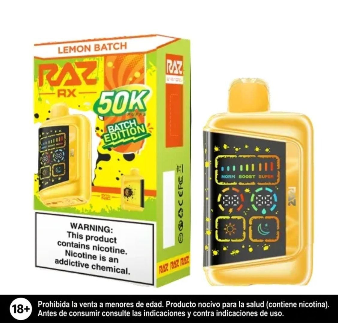 Raz Lemon Batch 50.000 Puffs