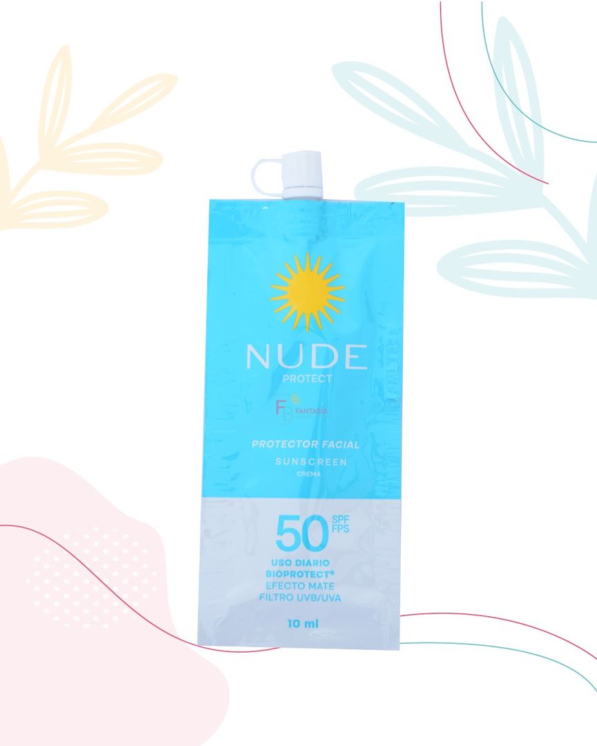 Bloqueador facial Nude sobre