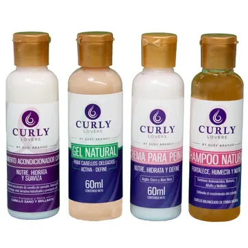 Imagen del producto KIT VIAJERO X4 CURLY LOVERS
