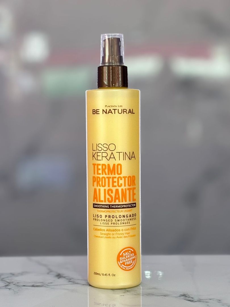 Termoprotector Be Natural Lisso Keratina Alisante 250ml