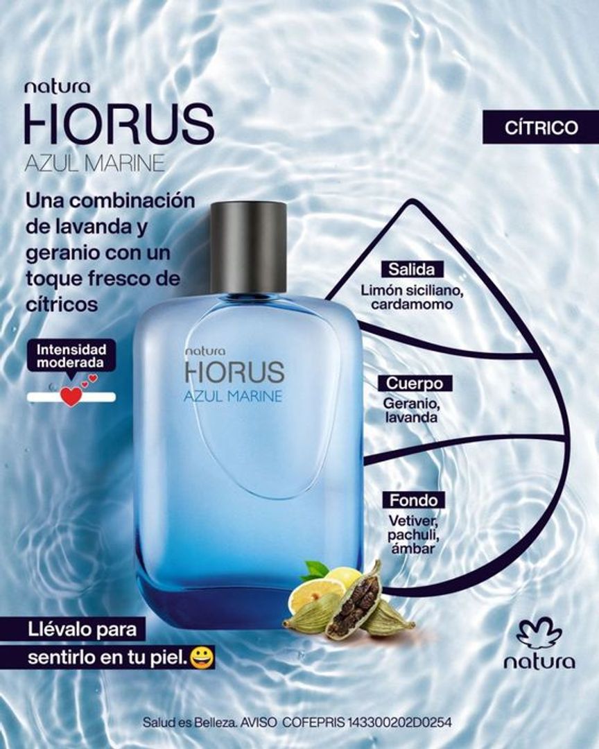 HORUS AZUL MARINE MASCULINO 100ML