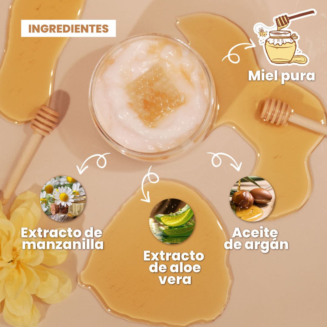 Miel rosada maacarilla capilar Tratamiento lluvia de estrellas