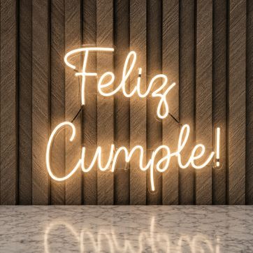 Imagen del producto LETRERO FELIZ CUMPLE 58x30 CM IMPORTADO