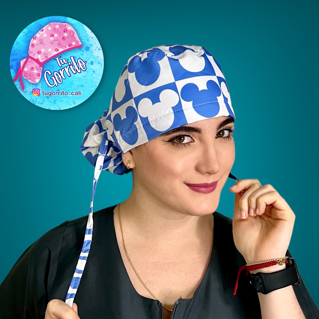 Mickey silueta azul 