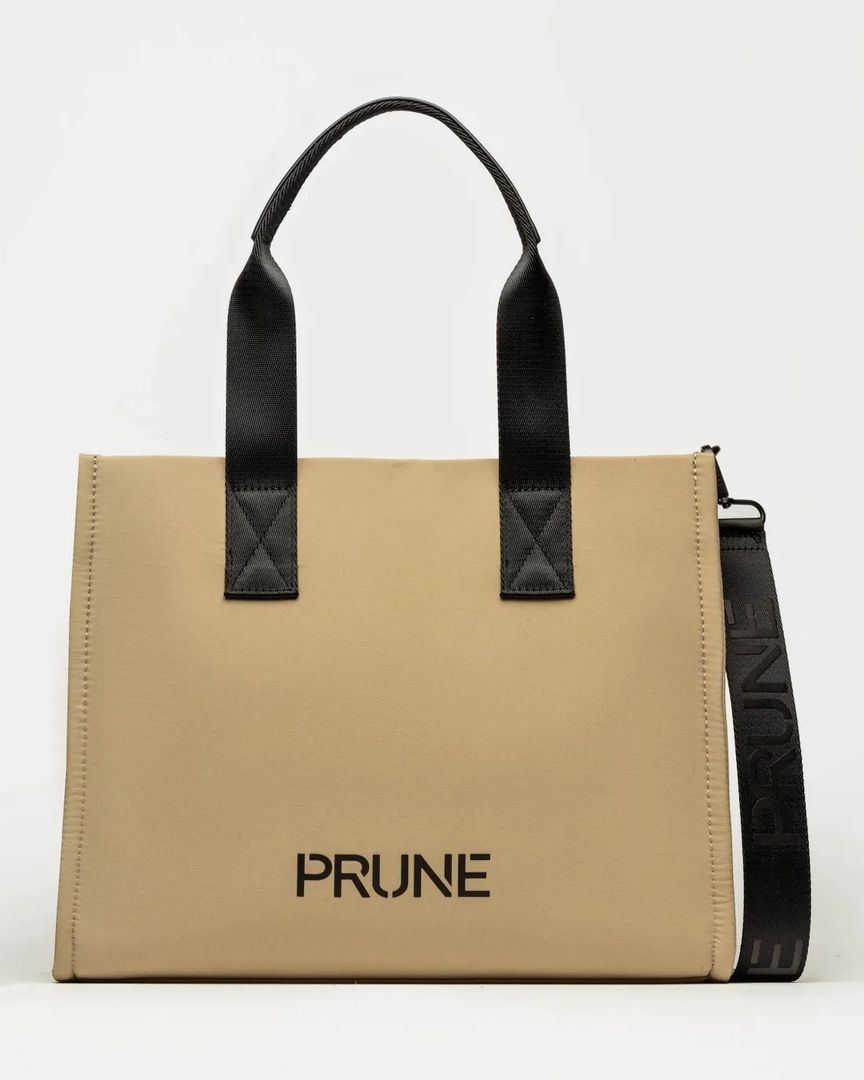 CARTERA DE MANO FLIGHT NYLON TAUPE