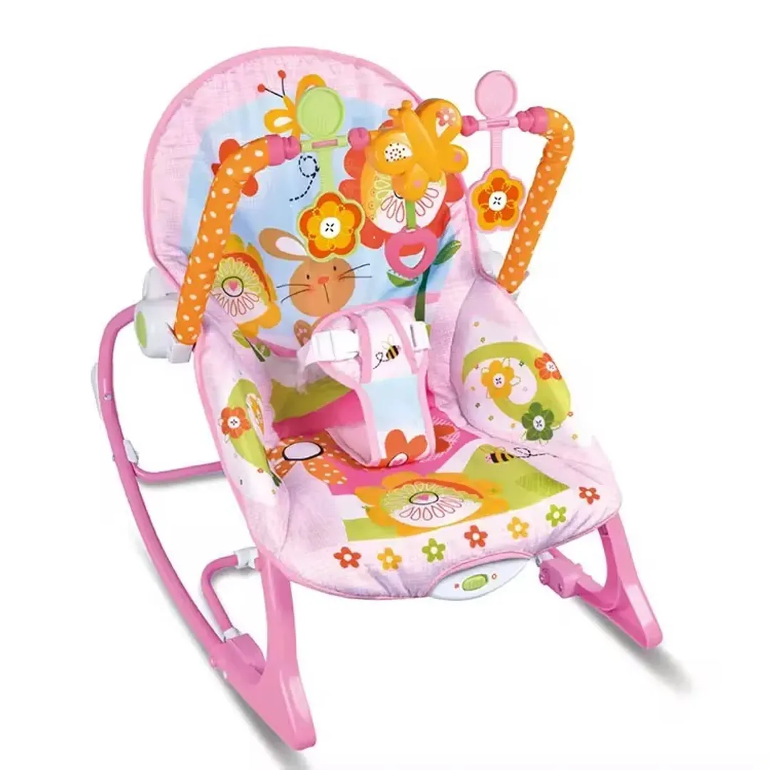 SILLA MECEDORA PARA BEBE VIBRADORA Y MUSICAL