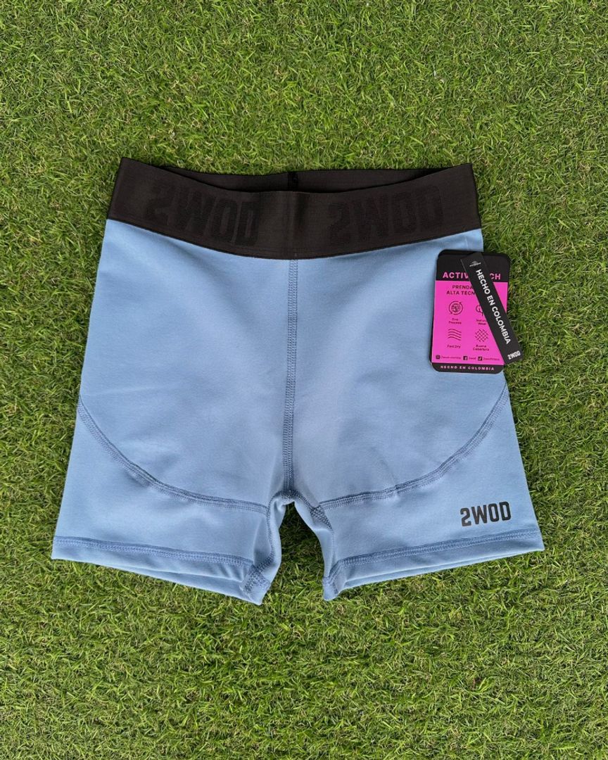 SHORT CLASICO UTF PRO AZUL HIELO